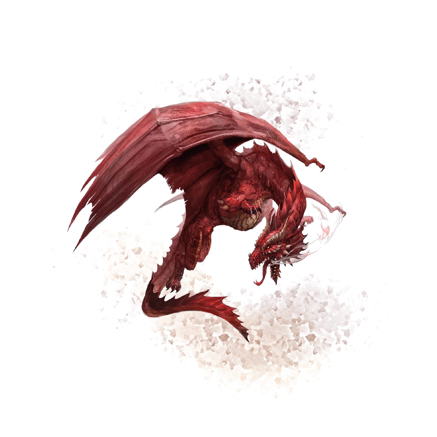 DnD Dice Set - Red Dragon