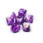 Specter plastic dnd dice set of 7 purple